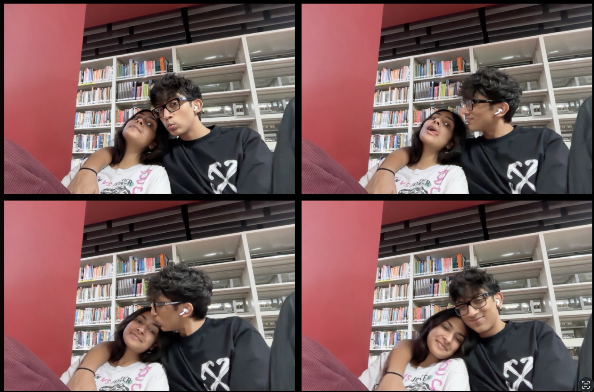 A collage of sweet moments together